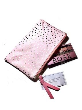 NWT Canvas Makeup Pouch with L.A. Colors Eyeshadow